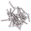 100Pcs Hex Socket Head Cap Screws Galvanized Steel Screw Kit
