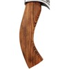 Handmade Ulu Kitchen Mini-Axe Knife Rose Wood Handle Comes with