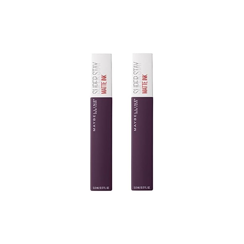 MAYBELLINE Pack De 2 Labiales Líquidos Mate New York Superstay