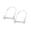 Motoforti 2pcs Bicycle Arch D Shape Trailer Shaft Locking Pin