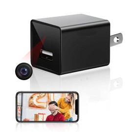 HSZSXJK Mini Cámara, HD 1080 Mini Cámara de Seguridad, Pequeña Cámara WiFi Inalámbrica de 140°, con Visión Nocturna Detección de Movimiento Grabación