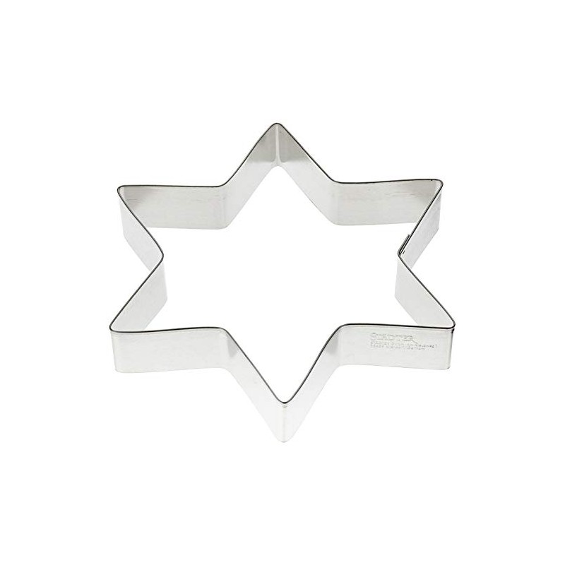 Städter Star Diameter 18.0/3.0 cm High, Tinplate, Silver, 18 x