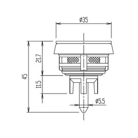 LIXIL INAX PK-A-520 Piston Part for Toilet Flush Valve