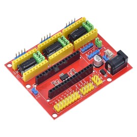 Hailege 2pcs 3D Printer Stepper Motor Driver CNC Shield V4 Engraving Machine Expansion Board for Arduino Nano 3D Printer A4988