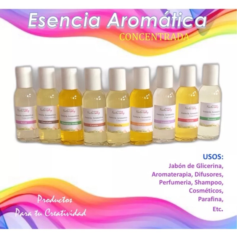 Productos Naturaly 2 Esencias Aromaticas 100 Ml Concentrada Aromaterapia Jabon