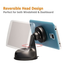 JEBSENS Car Phone Holder CM03 New Magnetic Cradle-less Car Mount Phone Holder Windshield Dashboard Mount, Compatible With All Smartphones - Super Strong Magnetic Grip …