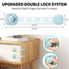 Vinabo Drawer Lock for Kids, 6 Pieces Child Safety Locks,