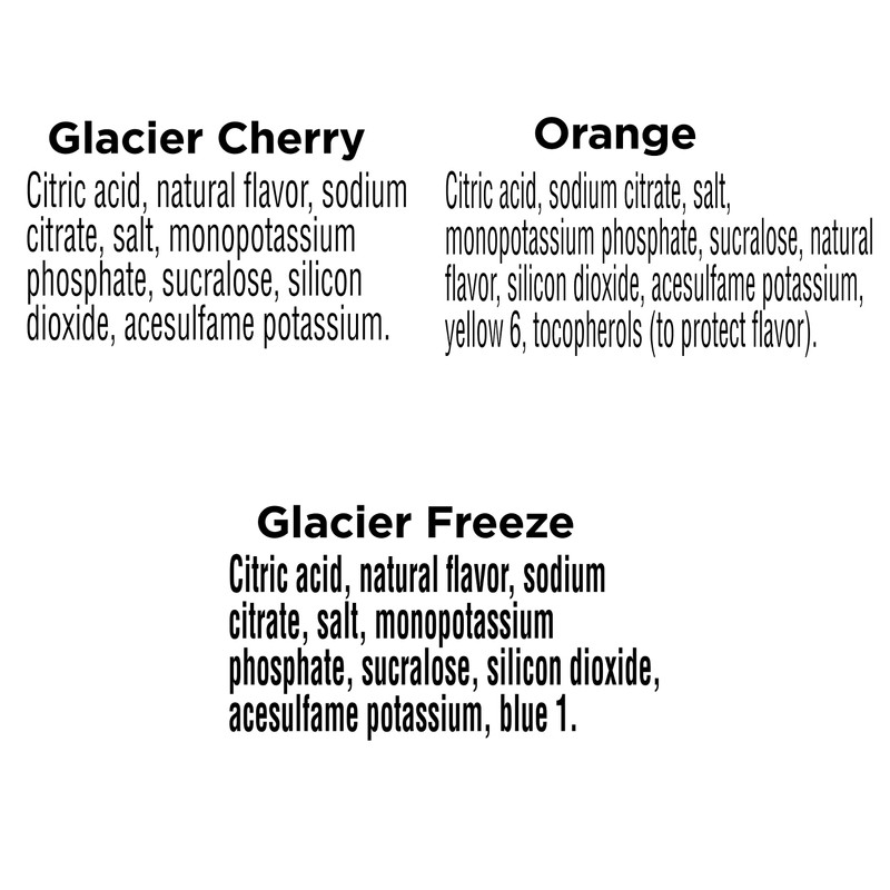 Gatorade G Zero Powder, Glacier Cherry Variety Pack, 0.10oz Individual
