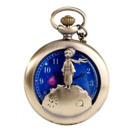 Men's Vintage Bronze Steampunk Pocket Watch Gift for Men Kids Boy Girl