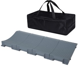 GarfatolRv Tire Saver Ramps Anti-Slip Pads 4 Pack Design, Car Tire Wheel Ramps for Flat Spot and Flat Tire Prevention Anti-Slip Pads for Storage Carrying Bag Easy to Store