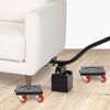 ZEAYEA Set of 12 Furniture Mover with Wheels and Lifter,
