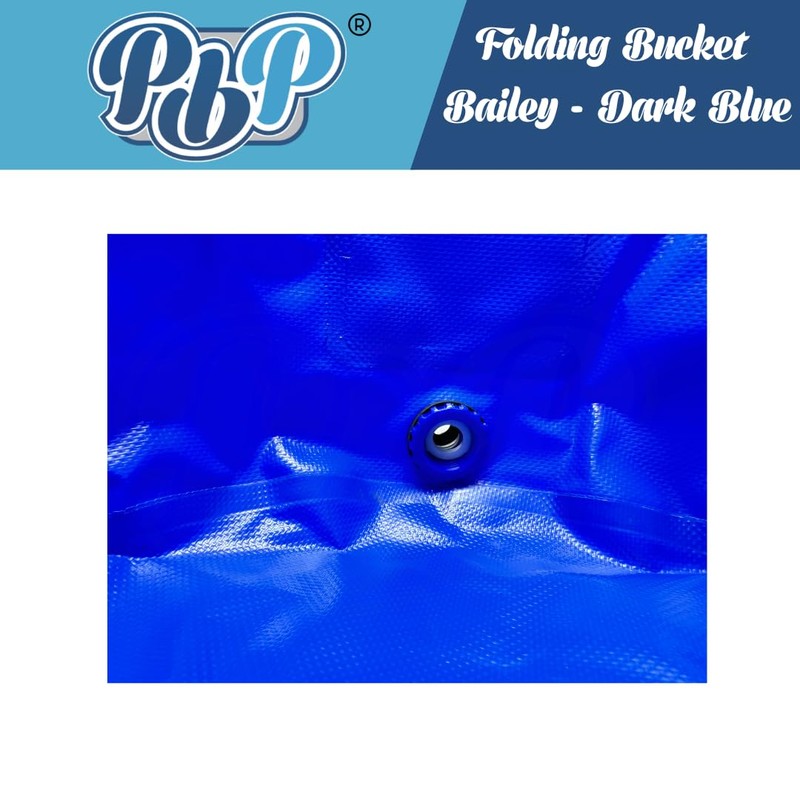 PBP "Bailey" Folding Utility Bucket, 30L Capacity, with Quick Hose
