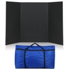 Paterr Trifold Poster Board with Storage Bag, Hook and Loop