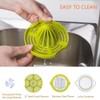 LHKJ Manual Lemon Squeezer, Citrus Juicer, Plastic Juicer with Container,