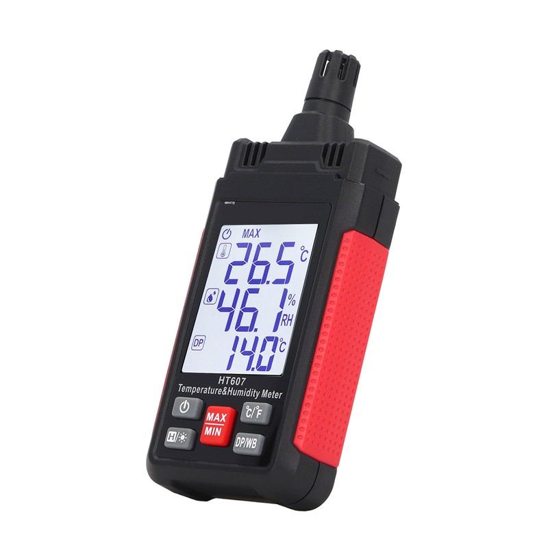 Handheld Temperature Humidity Meter High Accuracy ABS Hygrometer Thermometer Temp