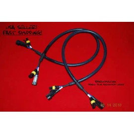 SparkHID 2pc TwO AMP Extension Wire 24'' inch Harness XENON HID Ballast extent ballasts