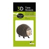 Fridolin 3D Paper Model Hedgehog
