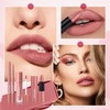 Flintronic Lip Liner Set, Matte Lip Liner Waterproof, Lip Gloss