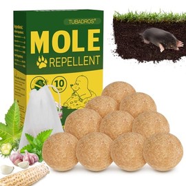 Mole Repellent, Mole & Vole Repellent for Lawns, Peppermint Oil to Repel Mole, for Outdoor Use for Yard, Garden, Patio