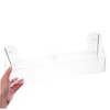 Levemolo Fridge Spice Rack Acrylic Suction Cup Organizer for Wall