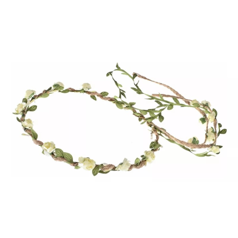 DDazzling Diadema Ddazzling, Corona Floral, Con Diseño De Flores, Para