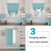 H.VERSAILTEX Blackout Tie Up Curtain Thermal Insulated Curtain Bathroom Curtain