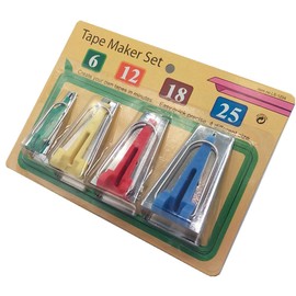 HONEYSEW Bias Tape Maker Set 6MM 12MM 18MM 25MM Sewing Quilting Tools (BTM-4pcs/pack)