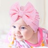Cinaci 4 Pieces Soft Stretchy Turban Hats with Bow Nursery