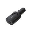 Elecom LBT-ACR11BK Bluetooth Receiver, For Car Use, 2.1A Output, USB