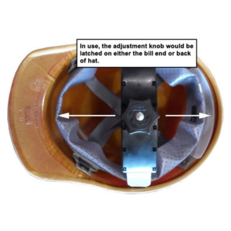 MSA Skullgard Cap Style with Swing Suspension - Custom Light