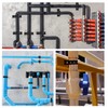 Metal Strap 1-Inch x 33FT 0.6mm Bendable Pipe Hanger Thin