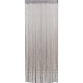 Noren Workshop 21568 String Curtain Hinoren, String Screen, Beauty Salon, Gray, Width 35.4 x Length 82.7 inches (90 x 210 cm)