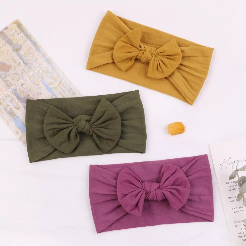 Veraly Set Diademas Niñas Bebes Turbante Moño Banda Elástica Moda
