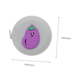 Operitacx 6 Stück Cartoon Maßbänder Meter Maßbänder Maßbänder Tragbare Maßbänder Taschenmaßbänder Lineal Metrische Maßbänder Obst Maßbänder Weiche Linealbänder Kunststoff