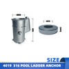QKWL Premium 316 Stainless Steel Pool Anchor Set - 4‘