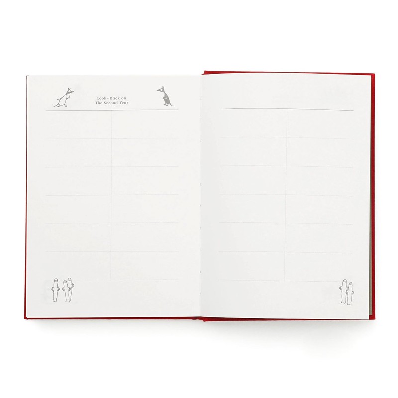 Moomin Three Year Diary Moomin 3 Year Diary, Red