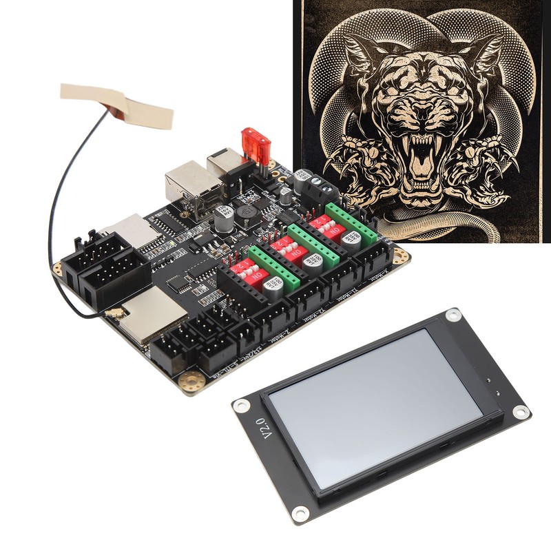 3D Printer Motherboard Kit Laser Engraver Control Board 32bit Wifi