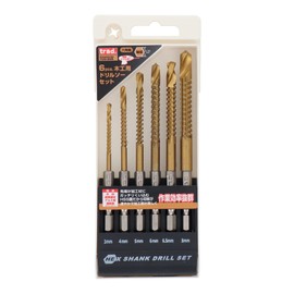 Sankyo Corporation trad 6 pcs. Woodworking Drill Saw Set TCD-606