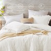Degrees of Comfort Ivory Ruffle Bedding Set, Shabby Chic Farmhouse