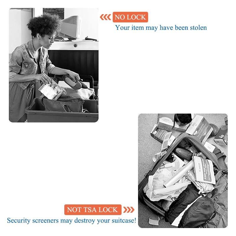 Suitcase Locks, 3-Digit Number Combination TSA 007 Suitcases Locks, TSA