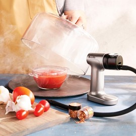 Breville BSM600SIL Smoking Gun, Handheld Food and Cocktail Smoker, Silver