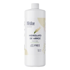 Hidrolato Arroz Hebbe Tónico Facial Orgánico 500ml Todo Tipo Piel