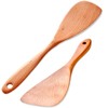 Wooden Spatula for Cooking, 12Inch Wooden Rice Paddle with Long
