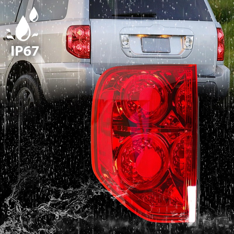 Left Tail Light for Honda Pilot 2003-2005 Driver Side