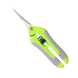 Oneyijun Professional Pruning Shears, Stainless Steel Blades, Heavy Duty Trimming Scissors, Gardening, Hand Scissors, Harvesting Shears for Flowers, Plants, Bouquet, Fruits, Hedge Vegetables (Green)