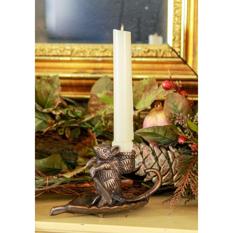 Achla Designs Intrepid Mouse Candle Holder