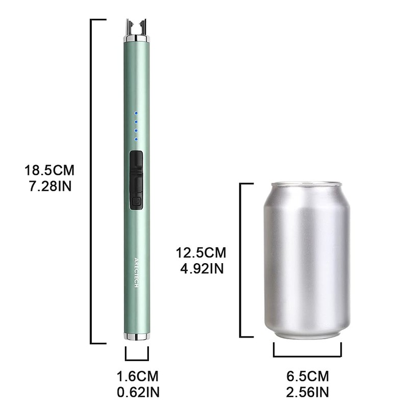 ARECTECH Rechargeable Electric Candle Lighter Arc Plasma Windproof Lighter for