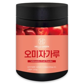 Hello Green Domestic Omija Powder 250g / 헬로우 그린 국내산 오미자 분말 가루 250g