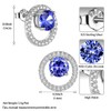 June Birthstone Earrings for Women Zirconia Alexandrite Birth Stone Earrings