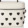 Betsey Johnson XOHALEN Vanity Case with Studs and Pouch, Chalk